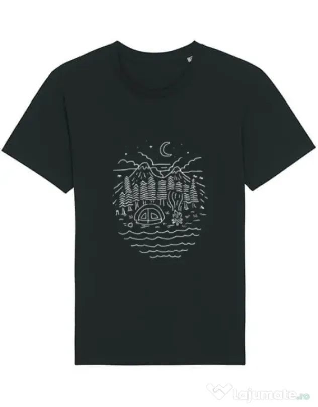 Tricou STANLEY STELLA barbat The Great Outdoors Negru