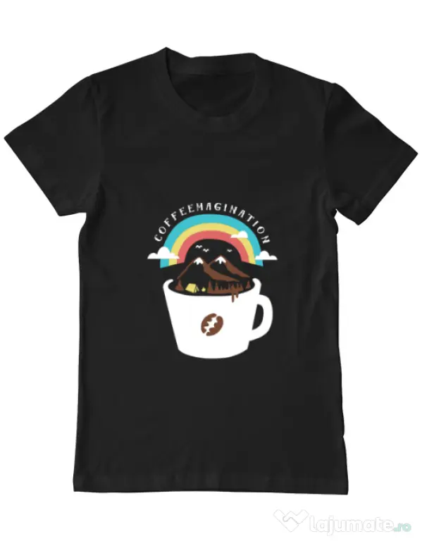 Tricou ADLER barbat Coffeemagination Negru