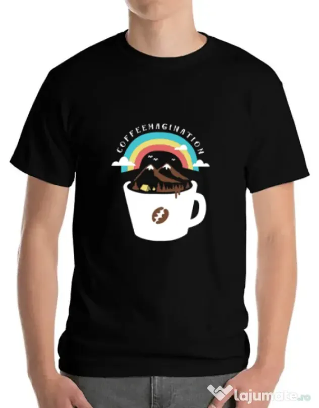 Tricou ADLER barbat Coffeemagination Negru