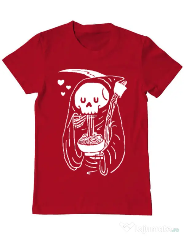 Tricou ADLER barbat Ramen Reaper Rosu