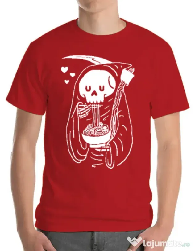 Tricou ADLER barbat Ramen Reaper Rosu