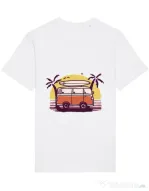 Tricou STANLEY STELLA barbat Sunset Van Alb