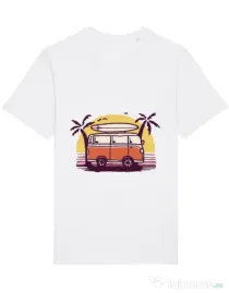 Tricou STANLEY STELLA barbat Sunset Van Alb