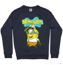Bluza ADLER barbat MinionBob Denim inchis