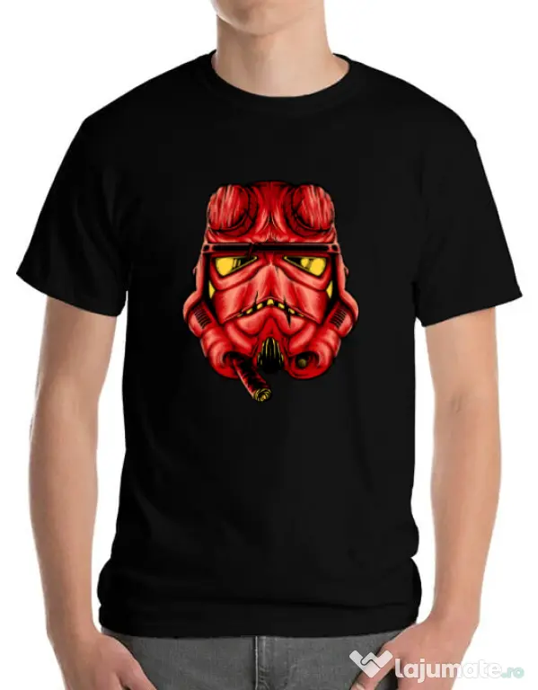 Tricou ADLER barbat Helltrooperboy Negru