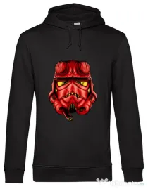 Hoodie barbat cu gluga Helltrooperboy Negru