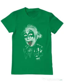 Tricou ADLER barbat Albert Rockeinstein Verde mediu