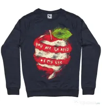 Bluza ADLER barbat You are the apple of my eye Denim inchis