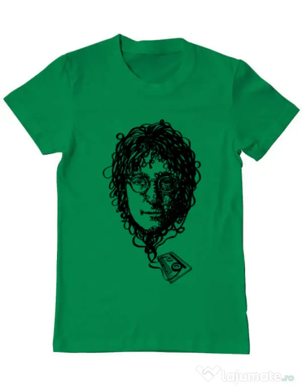 Tricou ADLER barbat Imagine Cassette Verde mediu