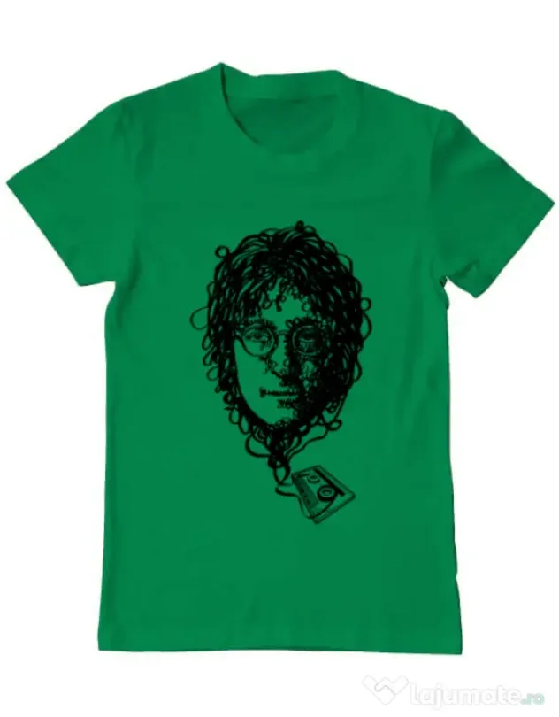 Tricou ADLER barbat Imagine Cassette Verde mediu