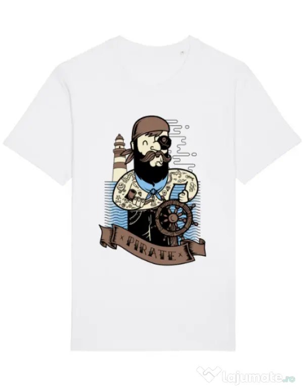 Tricou STANLEY STELLA barbat Adventure of the Sea Alb