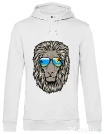 Hoodie barbat cu gluga King of Summer Alb