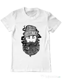 Tricou ADLER barbat Sailor Man Alb