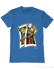 Tricou ADLER barbat CARD Albastru azuriu