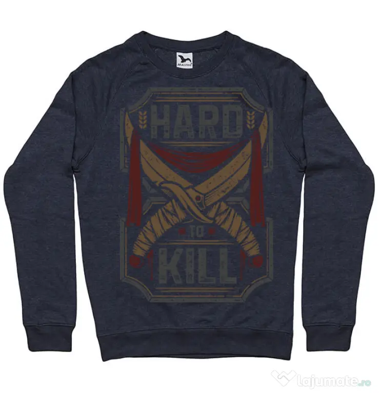 Bluza ADLER barbat Hard To Kill Denim inchis