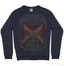 Bluza ADLER barbat Hard To Kill Denim inchis