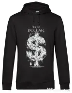 Hoodie barbat cu gluga Tree Dollar Negru