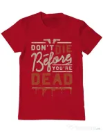 Tricou ADLER barbat Dont die Rosu