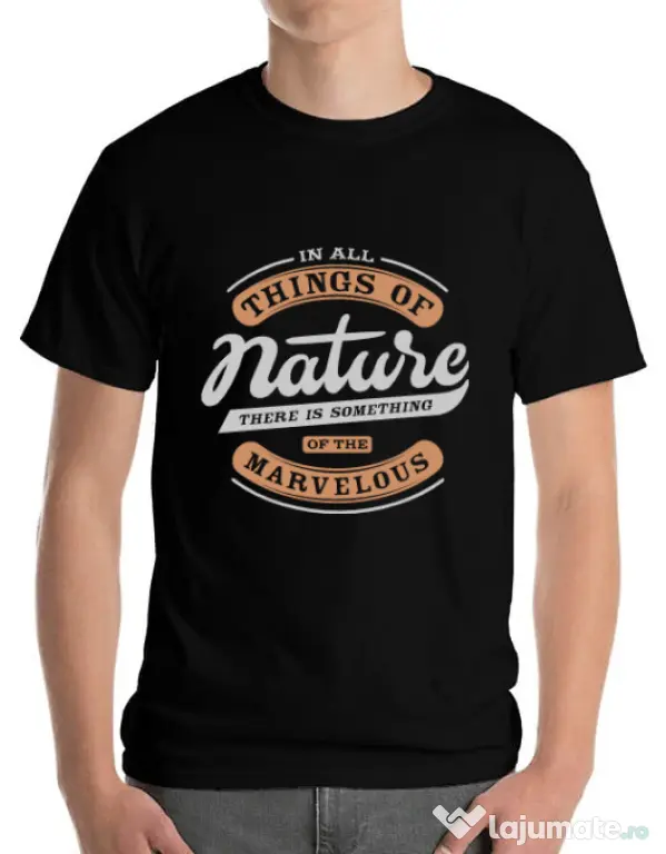 Tricou ADLER barbat Nature Negru