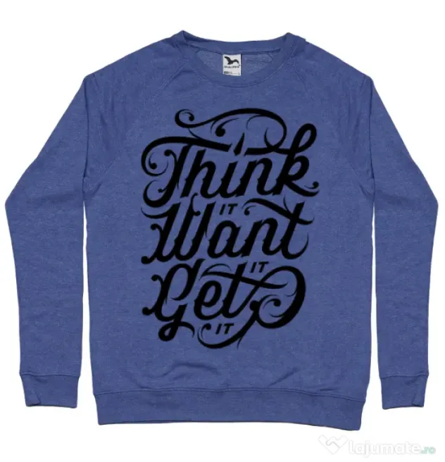 Bluza ADLER barbat Think it Albastru melanj