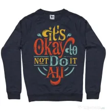 Bluza ADLER barbat Its ok Denim inchis