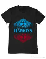 Tricou ADLER barbat Welcome to Hawkins Negru