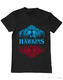 Tricou ADLER barbat Welcome to Hawkins Negru
