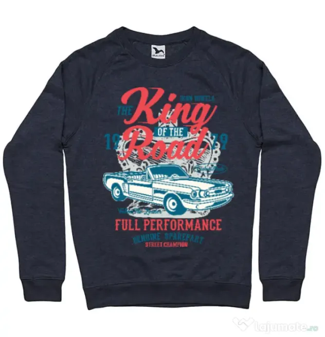 Bluza ADLER barbat King Of The Road Denim inchis