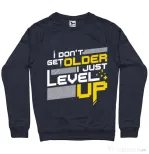 Bluza ADLER barbat I dont get older Denim inchis