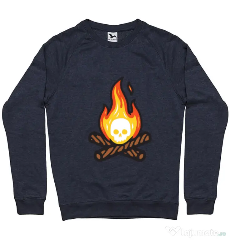 Bluza ADLER barbat Skullfire Denim inchis