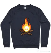 Bluza ADLER barbat Skullfire Denim inchis