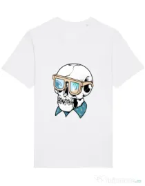 Tricou STANLEY STELLA barbat Skull Holiday Alb