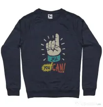 Bluza ADLER barbat Yes You Can Denim inchis