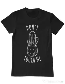 Tricou ADLER barbat Do not touch me Negru
