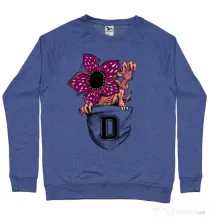 Bluza ADLER barbat Free hugs Albastru melanj