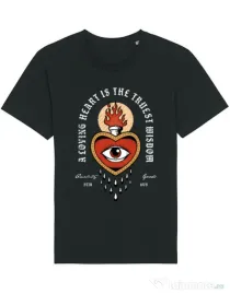 Tricou STANLEY STELLA barbat Burning Heart Negru