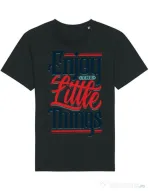 Tricou STANLEY STELLA barbat Enjoy The Little Things Negru