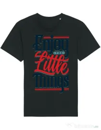 Tricou STANLEY STELLA barbat Enjoy The Little Things Negru