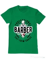 Tricou ADLER barbat Professional barber Verde mediu