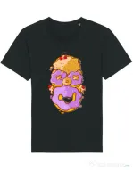 Tricou STANLEY STELLA barbat Homer Donut Negru