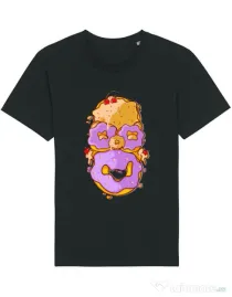 Tricou STANLEY STELLA barbat Homer Donut Negru