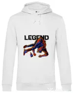 Hoodie barbat cu gluga LEGEND Alb