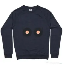 Bluza ADLER barbat Boobs Rhythm Denim inchis