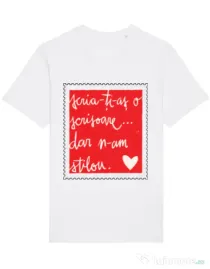 Tricou STANLEY STELLA barbat Nu am stilou Alb