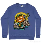 Bluza ADLER barbat Pumpkin Music Albastru melanj