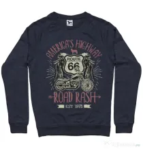 Bluza ADLER barbat Highway 66 Denim inchis