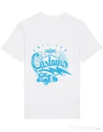 Tricou STANLEY STELLA barbat American customs Alb