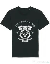 Tricou STANLEY STELLA barbat Bad bones crew crest Negru