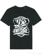 Tricou STANLEY STELLA barbat Be awesome Negru