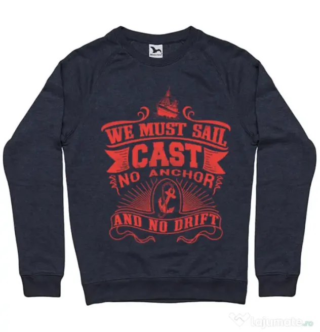 Bluza ADLER barbat Cast no anchor Denim inchis